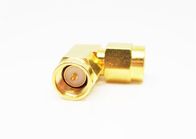 High Reliable Rohs SMA Right Angle Male to Male RF Adapter Connector