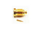 Gold Plated Mini SMP Connectors Blindmate Male Crimp Micro Coaxial Connector