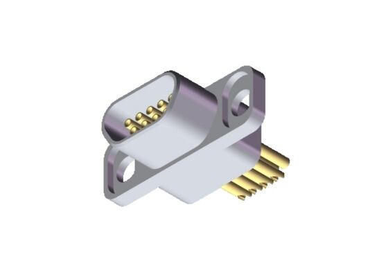 Micro Rectangle MDM D Sub 9 Pins Connector Hermetic Sockets