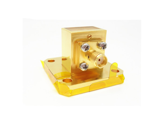 11.9GHz - 18GHz SMA Female Waveguide To Coaxial Adapter WR62 BJ140 SMA-BJ140-KF