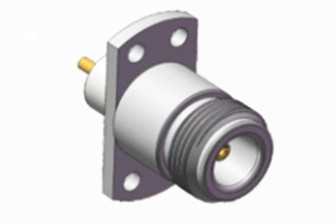 Gold Plated Stainless Steel Housing N Series Female RF Coaxial Connector for High Frequency Applications
