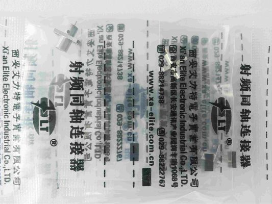 Stainless Steel SMP Male Plug 2 Hole Flange Mount Full Detent Microstrip Connector With Frequency Up To 18GHz