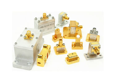 Female Right Angle WR28 Waveguide To Coaxial Adapter High Power K2.92mm K/BJ320-KFP1