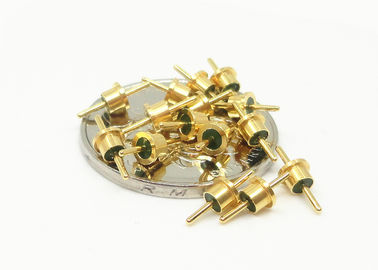 Single Pin Straight Cut Flange Glass To Metal Seal Kovar Alloy Connectors JK3025-0.8