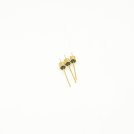 Single Pin Hermetic Electrical Connectors Kovar 4J29 Material Gold Plated Surface JM2016A