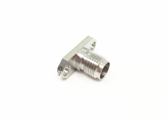 Trous femelles nickelés de 2.92mm K les 2 brident connecteur d'onde millimétrique de la vis de bâti (onde millimétrique)