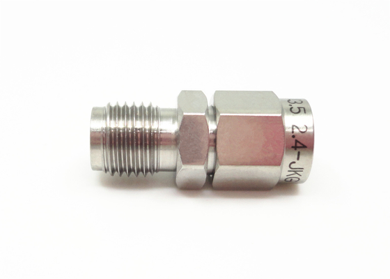 Mâle de l'adaptateur 3.5mm de l'acier inoxydable rf aux adaptateurs femelles d'onde millimétrique de 2.4mm