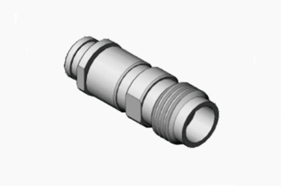 Connecteur RF en acier inoxydable féminin de la série MMW de 1,85 mm pour câble MF125A