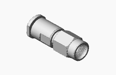 Connecteur coaxial RF en acier inoxydable féminin MSSM à polarité inverse