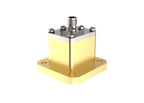 11.9GHz~18GHz WR62 à SMA Fin féminine de lancement de l'onduleur à l'adaptateur de coax SMA/BJ140-KFE