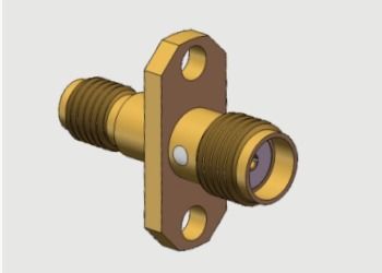 Adaptateurs SMA Femelle / Jack à SSMA Femelle / Jack à Bride 2 trous Jusqu'à 18 GHz