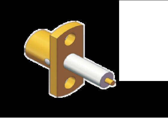 SMP RF connecteur mâle monture de brassée limitée 18GHz 50 Ohm