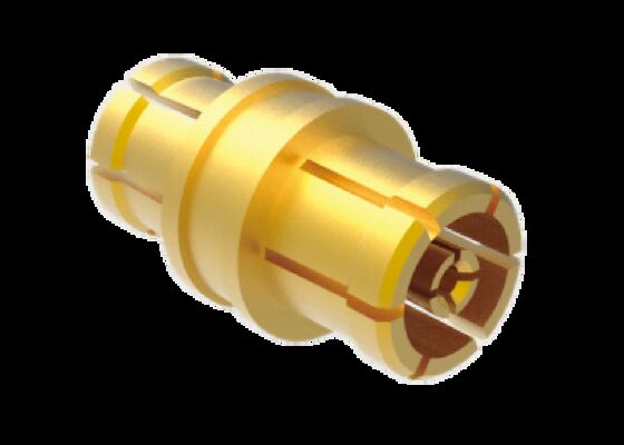 Adaptateur Jack à Jack SMPM 50Ω 40GHz, connecteurs RF aérospatiaux à faible perte d'insertion
