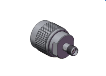 Adaptateur connecteur coaxial RF droit mâle de type N vers femelle SMA, jusqu'à 18 GHz
