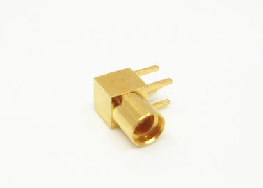 Type droit de connecteur de la cloison étanche MMCX de cuir embouti de connecteur micro à angle droit de coaxial