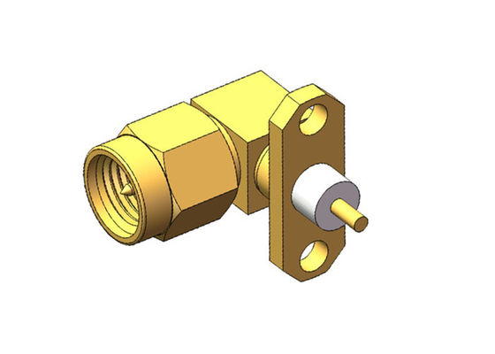Connecteur masculin des trous SMA rf de l'antenne 2 de bâti de bride