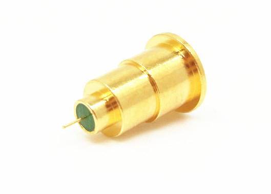 Microruban droit Pin Hermetic Connectors de connecteur de SMP rf de mâle de cloison étanche