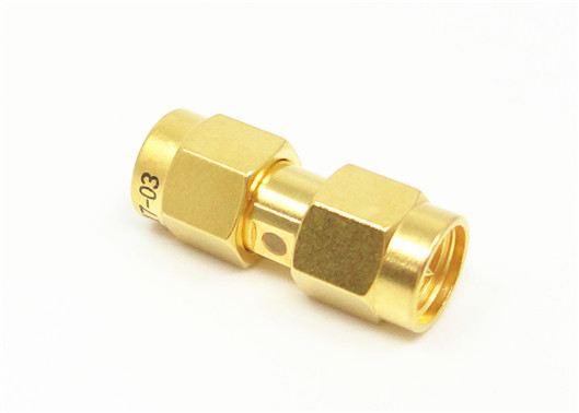 50Ω de laiton plaqué or SMA RF Adaptateur Béryllium Contacts en bronze