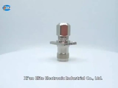 Connecteur coaxial RF à bride à 4 trous pour câble SFF-50-1.5-1/SYV-50-2-1