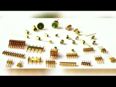 Connecteurs hermétiques en verre à joints de joints en métal